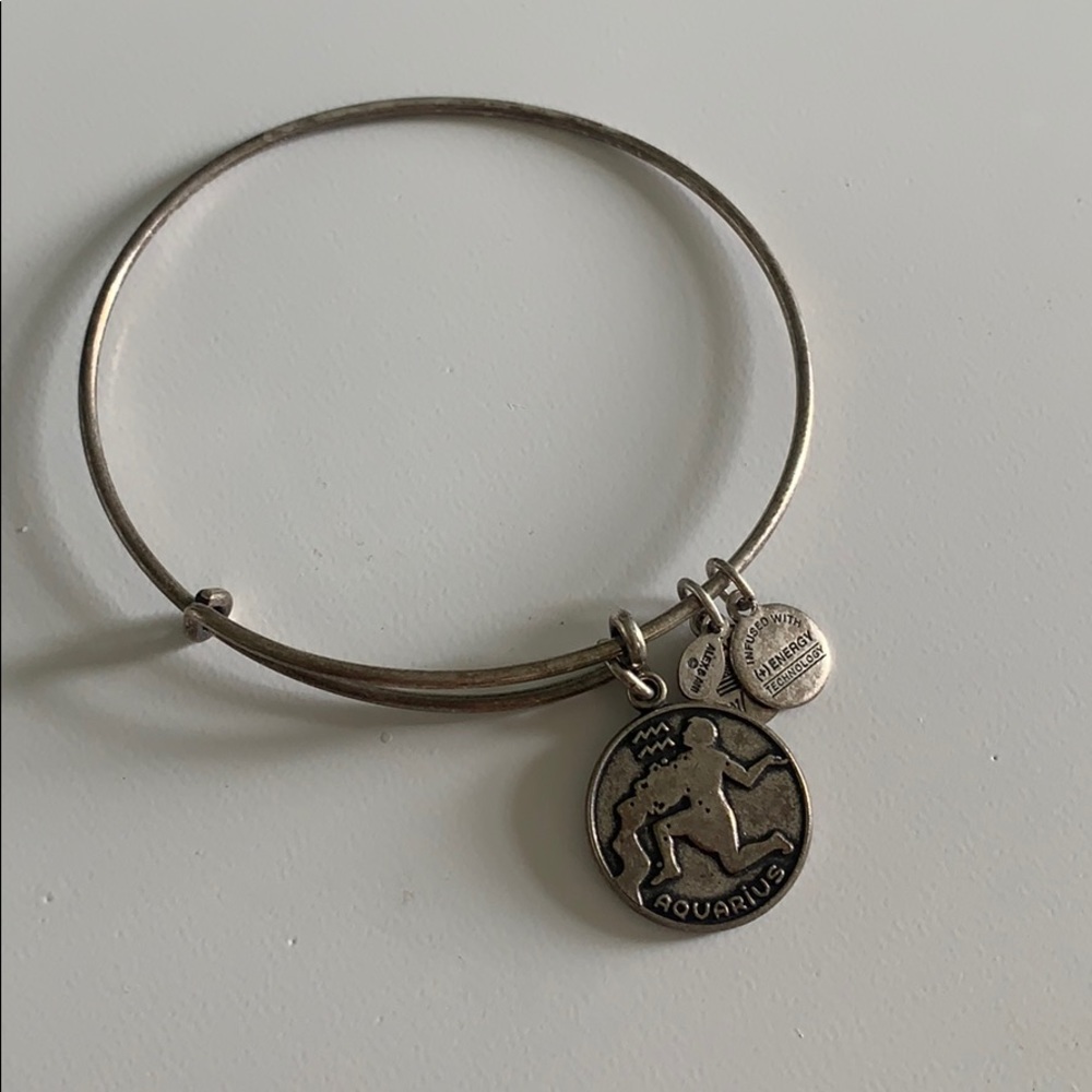 Alex and Ani Aquarius bangle